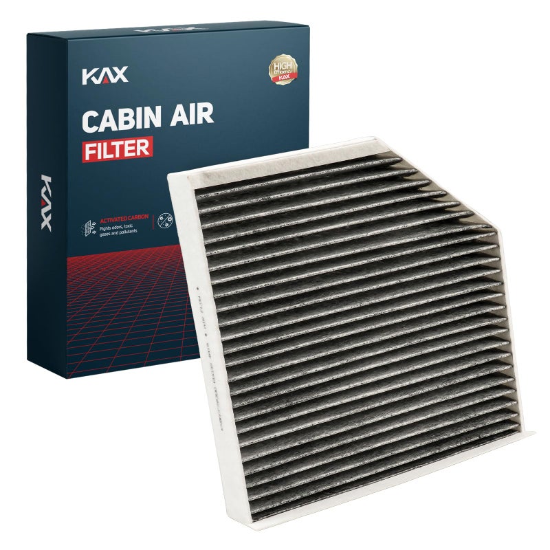 KAX Cabin Air Filter CF11436 Replacement for A6 Quattro  A7 Quattro 2012-2018  A8 Quattro 2011-2018 A6 2012-2018 S6 S7 S8 2013-2018  RS7  w/Activated Carbon Passenger Compartment Air Filter - Image 1